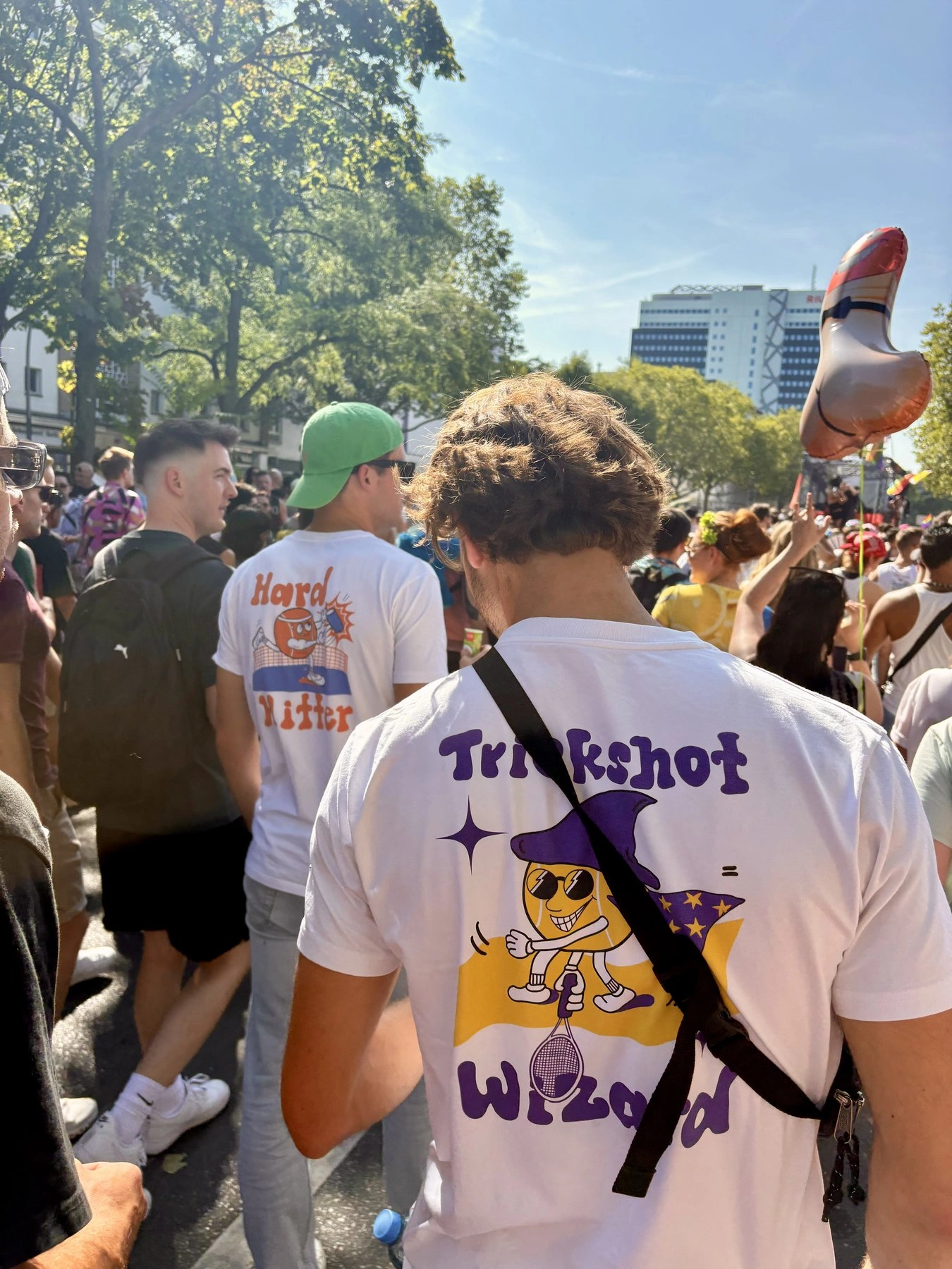 Trickshot Wizard Shirt bei einem Tennisevent